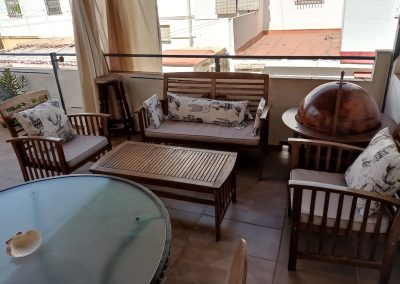 Alojamiento Turístico Sevilla El Mundo como Destino Terraza